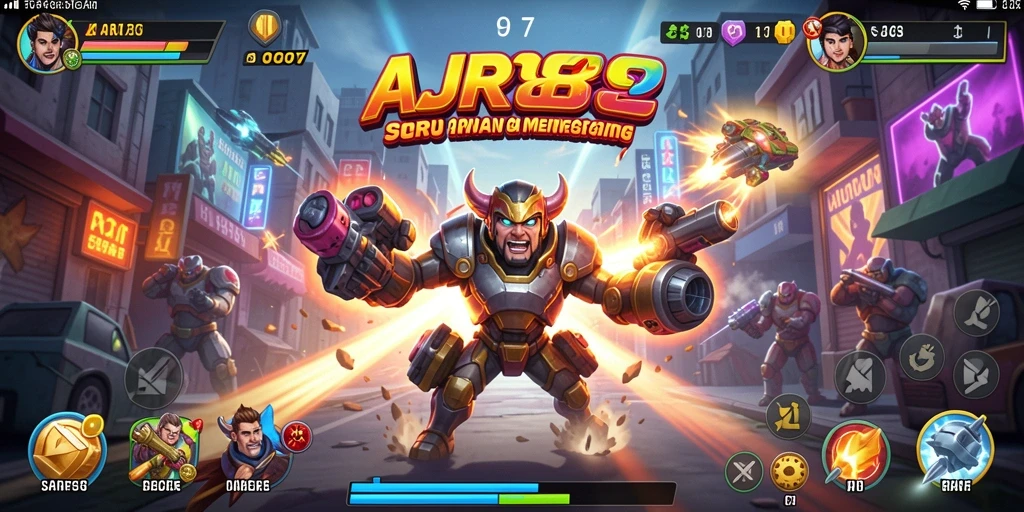 Tampilan gameplay seru dan menantang dalam AJR88.