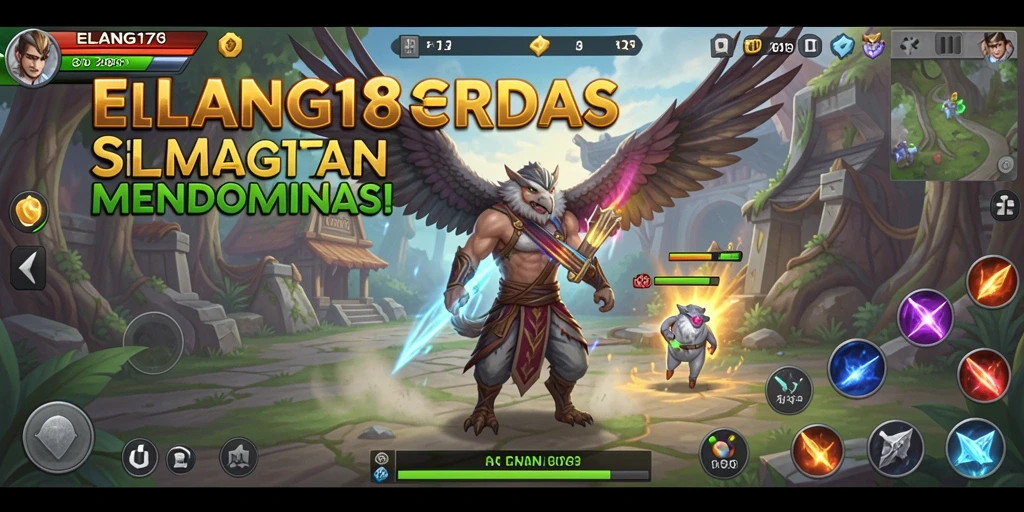Tampilan gameplay strategis ELANG178 yang menarik dan dinamis.