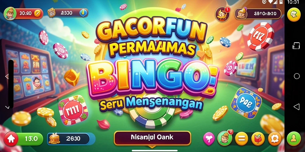 Tampilan gameplay GACORFUN yang menarik saat bermain Bingo.