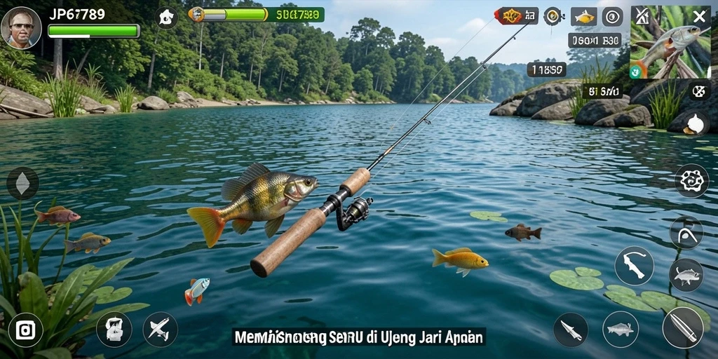 Menampilkan gameplay seru memancing di berbagai lokasi ikonik.