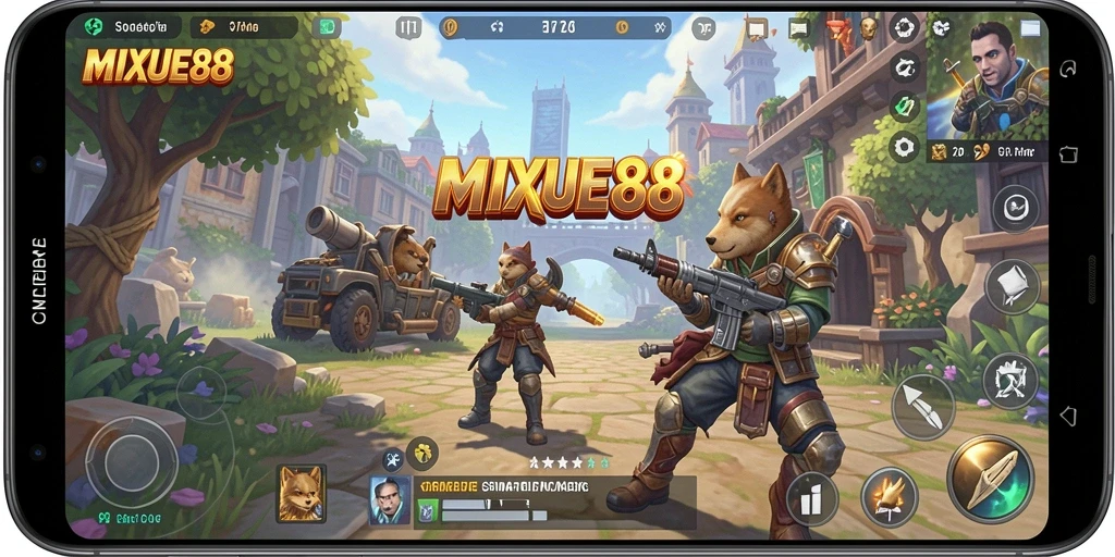 Tampilan gameplay menarik dari MIXUE88 yang menunjukkan simulasi interaktif.