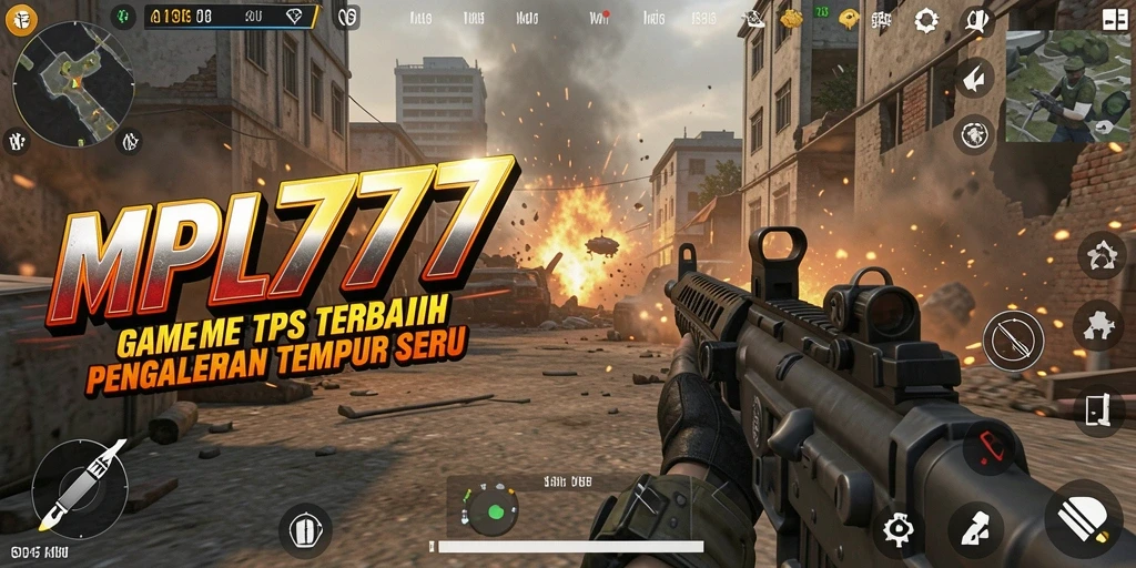 Screenshot gameplay MPL777 menampilkan aksi tempur mendebarkan di arena.
