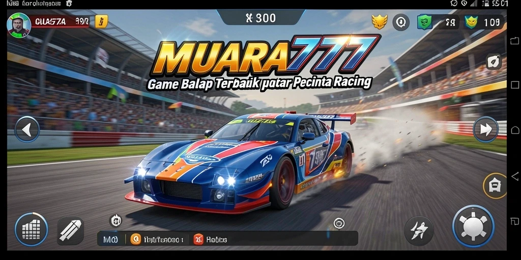 Tangkapan layar dari gameplay balapan seru di MUARA777.