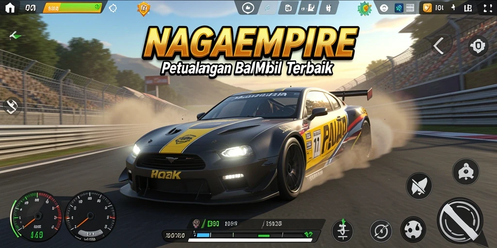 Gameplay seru dan balapan mendebarkan di NAGAEMPIRE.