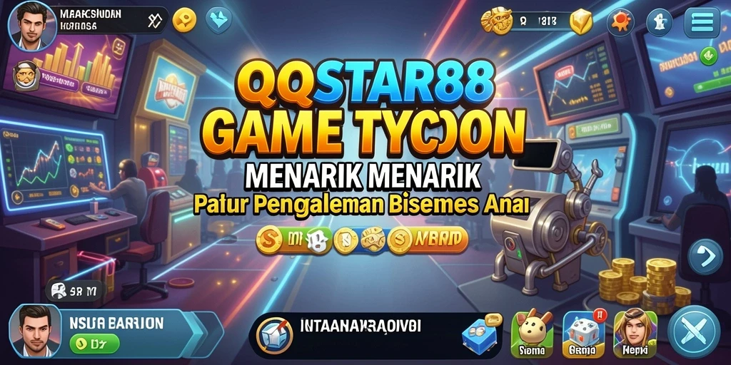 Tampilan menarik dari gameplay QQSTAR88 yang fokus pada manajemen bisnis.