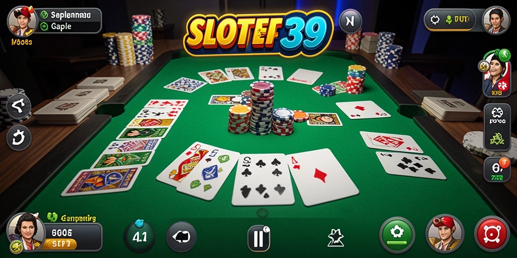 Tampilan gameplay seru di SLOT39 saat bermain Gaple.