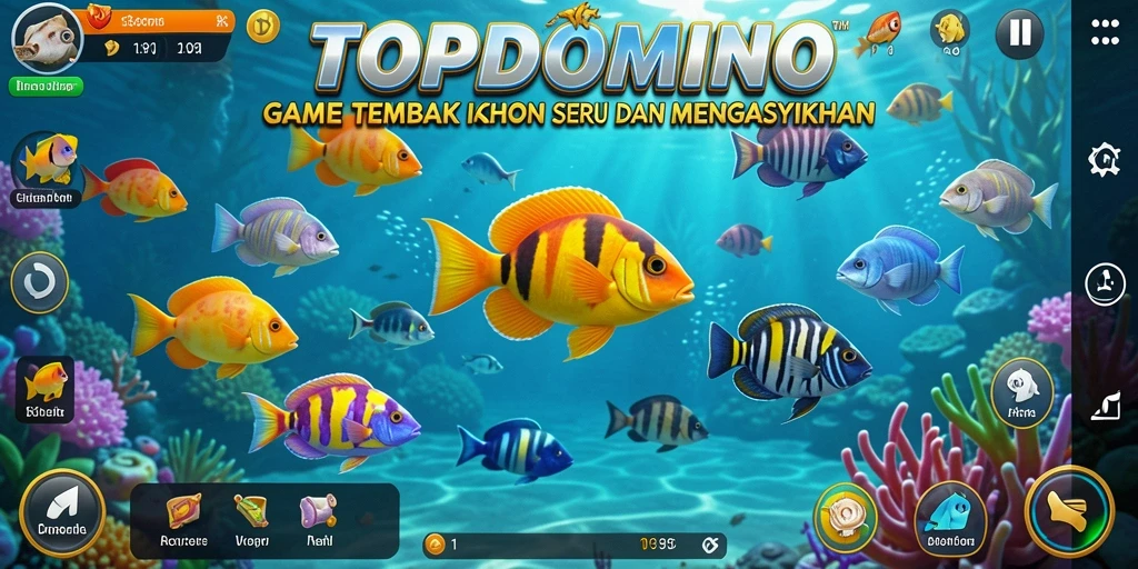 Gameplay seru dengan berbagai jenis ikan untuk ditangkap.