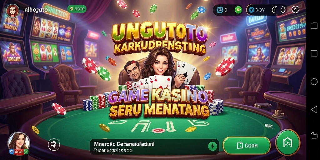 Tampilan gameplay UNGUTOTO yang menarik dan interaktif.